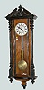 German 1 Weight Wall Regulator Clock