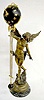 French Geo. Maxim Cupid Ball Swing Clock, 42"