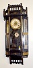 Ansonia Ebony "Reflector" Wall Clock