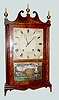 Eli Terry Pillar & Scroll Wood Works Clock