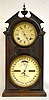 Ithaca "No. 8" Shelf Calendar Clock, Walnut