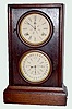 L.F.W.W. Carter Double Dial Calendar Clock