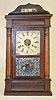 Seth Thomas Column Clock w/Metal Calendar Top