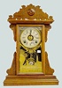 EN Welch Walnut Kitchen Clock