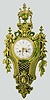 Japy Freres 19285 Hanging Bronze Cartel Clock