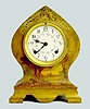 New Haven Painted Metal Mantel Clock