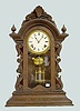 Ansonia Walnut "Fifth Avenue" Shelf Clock