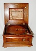 Antique Oak Regina Double Comb Disc Music Box