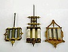 3 Antique 3 Cylinder Clock Pendulums