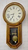 Ansonia "Regulator M" Long Drop Oak Clock