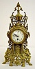 French Brass Urn Top Mantel Clock