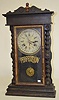 Gilbert "Perfection" Walnut Calendar Clock