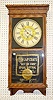 Sessions Oak Regulator No. 2 Advertising Clock, J.P. Coats