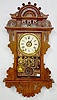 Seth Thomas "Eclipse" Walnut Hanging Kitchen Clock