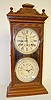 Jerome "Register" Walnut Calendar Clock