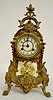 Waterbury "Nantes" Porcelain Panel Mantel Clock