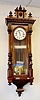 German 3 Weight Oak Vienna Regulator Clock