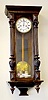 2 Weight Mini Vienna Clock, "Resch-Gebrueder"