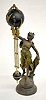 Moreau "Au Merite" Ansonia Swinging Ball Clock