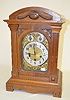 Junghans 5 Bar Gong Strike Antique Bracket Clock