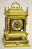 LeRolle Paris Brass Chiming Bracket Clock