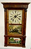 2 Weight Mahogany Triple Decker Shelf Clock