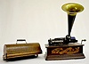 Edison Home Phonograph w/ Horn & Lid