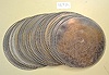18 - 15 1/2" Metal Music Box Discs
