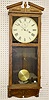 New Haven, 30 Day Oak Wall Regulator Clock
