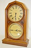 Seth Thomas Parlor No. 5 Double Dial Calendar Clock