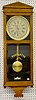 Ingraham "Landau" Oak Calendar Clock