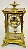 New Haven "Tycoon" Crystal Regulator Clock