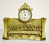 Germany Brass "Last Supper" Dresser Clock