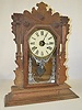Walnut Time and Strike Large Size Kitchen Clock