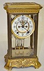 Ansonia "Vulcan" Crystal Regulator Clock