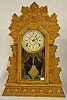 Gilbert "Concord" Oak Calendar Kitchen Clock
