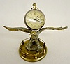 Swiss Figural Eagle Ball Clock
