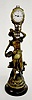 Lady Statue Swing Clock w/ Junghans Movement