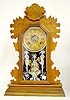 Ansonia "Beaver" Walnut Kitchen Clock