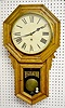 Ansonia Oak Regulator B Long Drop Clock