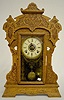 Seth Thomas "Giant No. 3" Oak Kitchen Clock