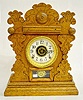 EN Welch "Spontini" Oak Cabinet Clock