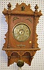 Oak Waterbury Study 2 Weight Wall Clock