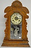 Ansonia "Kensico" Oak Kitchen Clock