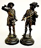 Ansonia Don Cesar & Don Juan Clock Statues