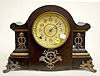 Seth Thomas Black Enameled Mantel Clock