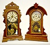 2 Antique Kitchen Clocks: New Haven & Waterbury