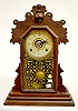 Ingraham "Onyx" Black Walnut Kitchen Clock