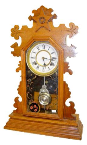 Ansonia "Berkeley" Walnut Kitchen Clock — Antique Clocks Price Guide