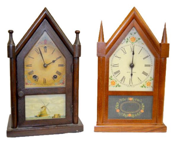 Gilbert &amp; Seth Thomas Miniature Gothic Clocks — Antique Clocks Price Guide